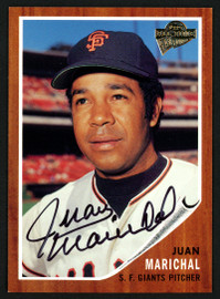 Juan Marichal Signed 1969 Topps #370 Giants Card Beckett Auto Grade 10 759