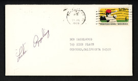 Luke Appling Autographed 3.5x6.5 Postal Cover Chicago White Sox SKU #156633