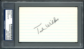 Ted Wilks Autographed 3x5 Index Card St. Louis Cardinals, Pittsburgh Pirates PSA/DNA #83862483