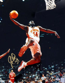 J.R. Rider Autographed 16x20 Photo Atlanta Hawks PSA/DNA #S76691