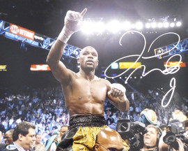 Floyd Mayweather Jr. Autographed 16x20 Photo Beckett BAS Stock #157356