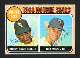 Buddy Bradford & Bill Voss Autographed 1968 Topps Rookie Card #142 Chicago White Sox SKU #161921