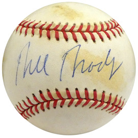 Bill Bradley Autographed Official AL Baseball US Senator, New York Knicks Beckett BAS #S75056