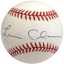 Leonard Coleman Autographed Official NL Baseball NL President Beckett BAS #S75353