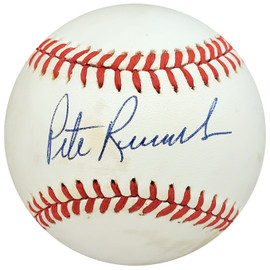 Pete Runnels Autographed Official NL Baseball Boston Red Sox Beckett BAS #S73846