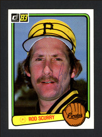 Rod Scurry - c. 1980-85 Pittsburgh Pirates - choose a size - full