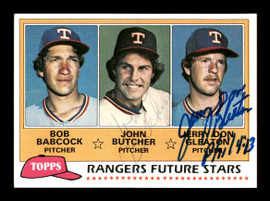 Al Bubba Baker & Gary Johnson Autographed 1981 Topps Card #3 SKU #153545  - Mill Creek Sports