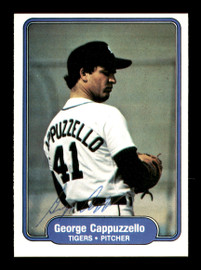 George Cappuzzello Autographed 1982 Fleer Card #264 Detroit Tigers SKU #166763