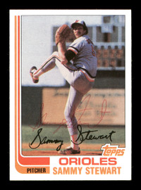 Sammy Stewart Autographed 1982 Topps Card #679 Baltimore Orioles SKU #166784