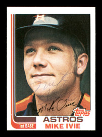 Mike Ivie Autographed 1982 Topps Card #734 Houston Astros SKU #166787