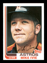 Mike Ivie Autographed 1982 Topps Card #734 Houston Astros SKU #166788