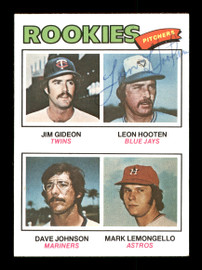 Leon Hooten Autographed 1977 Topps Rookie Card #478 Toronto Blue Jays SKU #166925