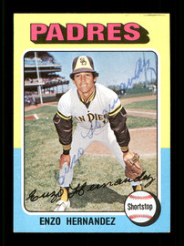 Vicente Romo Autographed 1975 Topps Mini Card #274 San Diego Padres SKU  #168626 - Mill Creek Sports