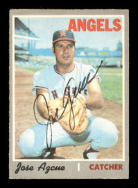 Jose Azcue Autographed 1970 O-Pee-Chee Card #294 California Angels SKU #169108