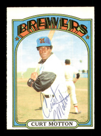 Curt Motton Autographed 1972 O-Pee-Chee Card #393 Milwaukee Brewers SKU #169181