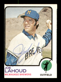 Joe Lahoud Autographed 1973 O-Pee-Chee Card #212 Milwaukee Brewers SKU #169227