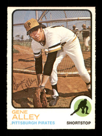 Gene Alley Autographed 1973 O-Pee-Chee Card #635 Pittsburgh Pirates SKU #169323