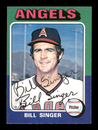 Bill Singer Autographed 1975 O-Pee-Chee Card #40 California Angels SKU #169370