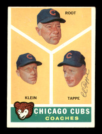 Elvin Tappe Autographed 1960 Topps Card #457 Chicago Cubs Coach SKU #169688