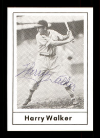 Harry Walker Autographed 1978 Grand Slam Card #95 St. Louis Cardinals SKU #172127