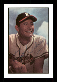 Joe Adcock Autographed 1983 Bowman 1953 Bowman Reprint Card #151 Milwaukee Braves SKU #172192