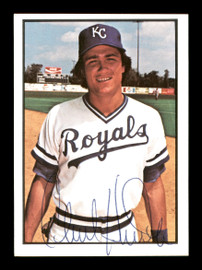 Clint Hurdle Autographed 1978 SSPC Card #229 Kansas City Royals SKU #172366