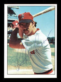 Rick Burleson Autographed 1975 SSPC Rookie Card #410 Boston Red Sox SKU #172513