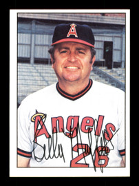 Billy Muffett Autographed 1975 SSPC Card #614 California Angels SKU #172586