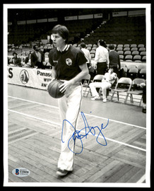 Danny Ange Autographed 8x10 Photo Boston Celtics Vintage Beckett BAS #T29058