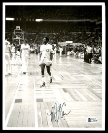 M.L. ML Carr Autographed 8x10 Photo Boston Celtics Vintage Beckett BAS #T29116