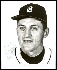 Terry Fox Autographed 8x10 Photo Detroit Tigers "To Mike, Best Wishes" Vintage SKU #175811