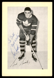 Sid Smith Autographed 1944-63 Beehive Group 2 4.5x6.5 Photo Toronto Maple Leafs "To Bill Best Wishes" SKU #176676