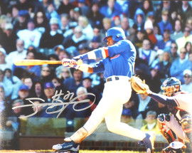Sammy Sosa Autographed 11x14 Photo Chicago Cubs Beckett BAS Stock #177684