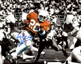 Earl Campbell Autographed 8x10 Photo Texas Longhorns Spotlight MCS Holo Stock #178352