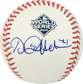 Daniel Hudson Autographed Official 2019 World Series MLB Baseball Washington Nationals Beckett BAS Stock #179015