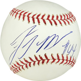 Lastings Milledge Autographed Official MLB Baseball New York Mets, Pittsburgh Pirates PSA/DNA #F08641