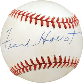 Frank Hoerst Autographed Official NL Baseball Philadelphia Phillies Beckett BAS #V68225