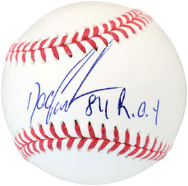 Dwight Gooden Autographed Official MLB Baseball New York Mets "84 ROY" Beckett BAS Stock #181107