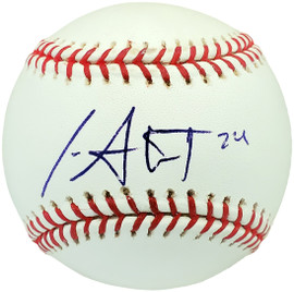 Ian Stewart Autographed Official MLB Baseball Colorado Rockies Beckett BAS #V62240