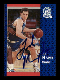 Tod Murphy Autographed 1991-92 Fleer Card #124 Minnesota Timberwolves SKU #183318