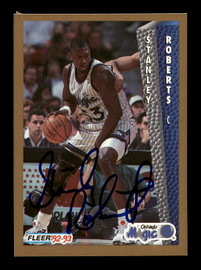 Orlando Woolridge Autographed 1991-92 Fleer Card #56 Denver Nuggets SKU  #183290