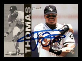 Frank Thomas Autographed 1994 Score Select Card #6 Chicago White Sox SKU #183376