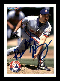 Butch Henry Autographed 1994 Fleer Card #541 Montreal Expos SKU #183611