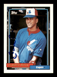 Tim Scott Autographed 1994 Fleer Card #550 Montreal Expos SKU #183615 -  Mill Creek Sports