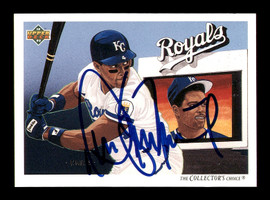 Danny Tartabull Autographed 1992 Upper Deck Card #88 Kansas City Royals SKU #184189