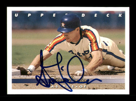 Steve Finley Autographed 1993 Upper Deck Card #231 Houston Astros SKU #184304