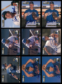 Wally Joyner Autographed 1994 Upper Deck Collectors Choice Card #155 Kansas  City Royals SKU #184321 - Mill Creek Sports