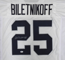 Oakland Raiders Fred Biletnikoff Autographed White Jersey Beckett BAS Stock #185819