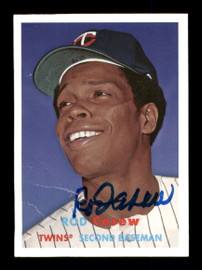 Rod Carew Autographed 2015 Topps Archives Card #63 Minnesota Twins (Creased) SKU #186789