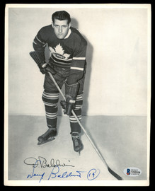 Doug Baldwin Autographed 1945-54 Quaker Oats 8x10 Photo Toronto Maple Leafs Beckett BAS #Y92510